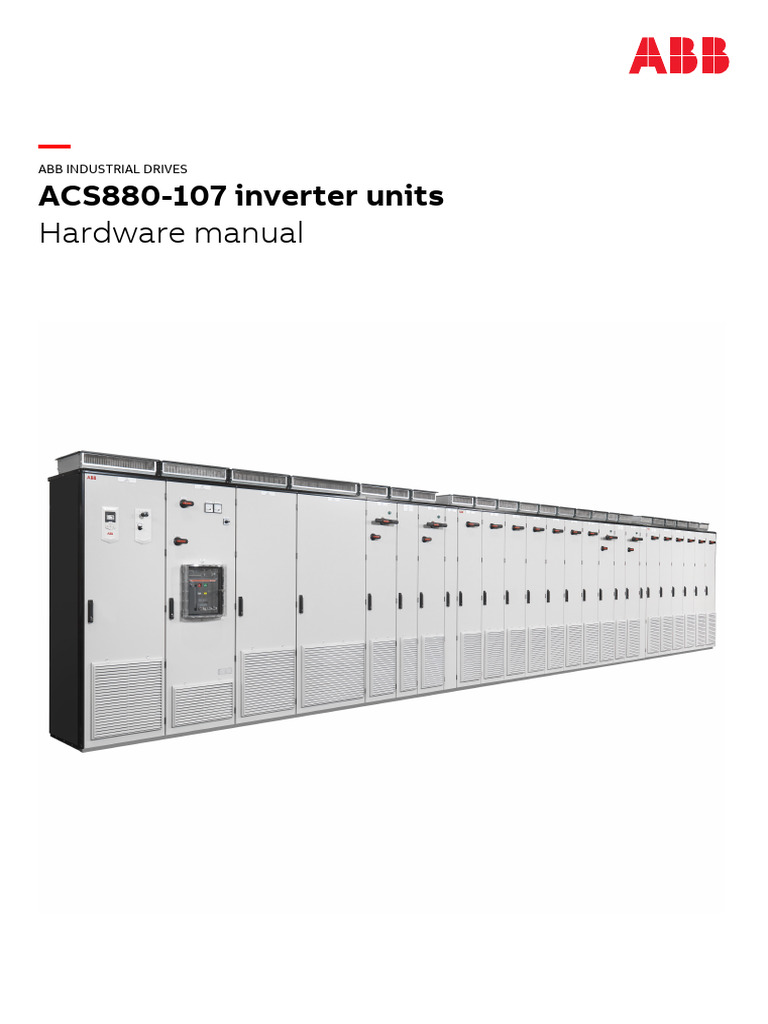 ACS880-107 Hardware Manual | PDF | Manufactured Goods | Electronics