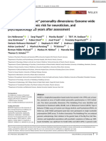 "The Heidelberg Five" Personality Dimensions: Genome-Wide Associations, Polygenic Risk For Neuroticism, and Psychopathology 20 Years After Assessment