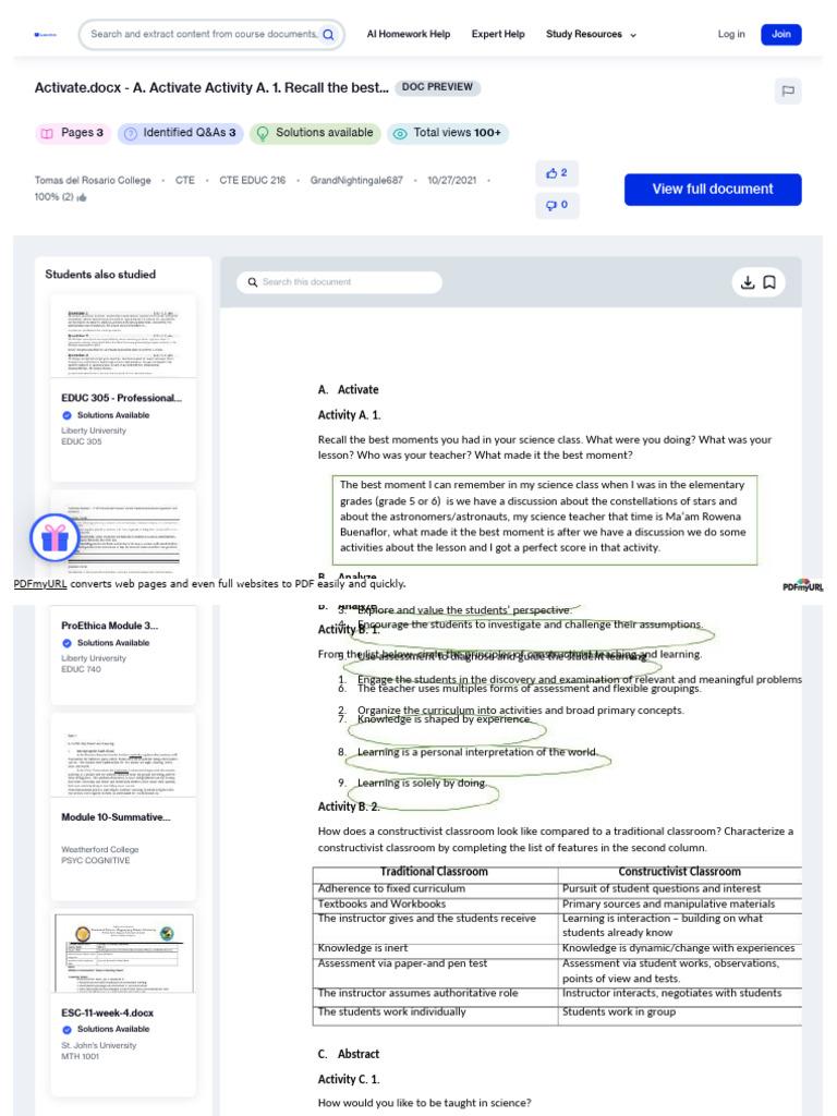 WWW Coursehero Com File 113470771 Activatedocx Fbclid ...