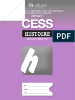 CRITIQUE 1 - GUIDE DE CORRECTION - CESS HISTOIRE (Ressource 16943)