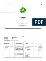 Silabus Fiqh Kelas 1 Semester 1 Mim RUKUN ISLAM DAN NAJIS
