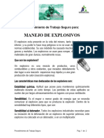 Manejo de Explosivos