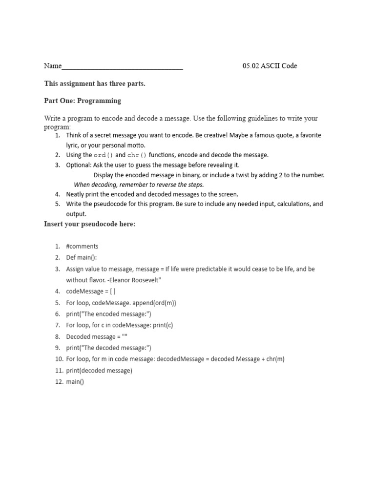 Ascii Code | Download Free PDF | Ascii | Software Engineering