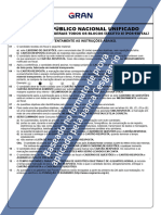 Cnu 6 Simulado Conhecimentos Gerais para Todos Os Blocos Exceto Bloco 8 Pos Edital Folha de Respostas