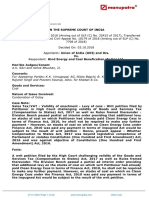 Union of India UOI and Ors Vs Hind Energy and CoalSC20181710181039562COM524921