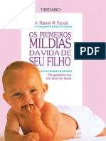 Os Primeiros Mil Dias Da Vida de Seu Filho DR Manuel M Escudé