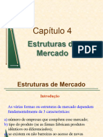 Economia Capitulo 4 - Estruturas de Mercado