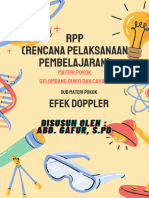 RPP Efek Doppler Oleh Abd. Gafur