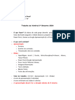 9º Ano - Trabalho - 1ºBIM - 24