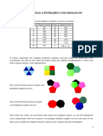 06solucão Das Atividades Com Mosaicos