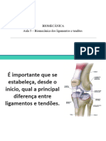 BioMec - Aula 5 Biomecânica Dos Ligamentos e Tendões