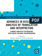 (Routledge Advances in Translation and Interpreting Studies) Binhua Wang (editor), Jeremy Munday (editor) - Advances in Discourse Analysis of Translation and Interpreting_ Linking Linguistic Approache