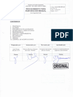 Procedimiento para Perforación Manual O-113-Po-min-02 Rev 1 (1277)