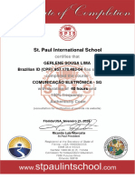Certificado de Conclusão Internacional