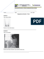 Diagnóstico de Escrita Do Aluno 2º Ano 2024