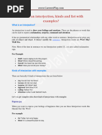 Interjection PDF