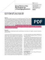 Maggin Et Al 2015 A Systematic Evidence Review of The Check in Check Out Program For Reducing Student Challenging