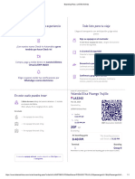 Boarding Pass - LATAM Airlines YOLANDA