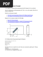 CNC Mill Program Example