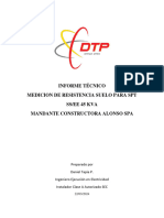 Informe de Mediciones de Resistividad SPT - C. Alonso Spa