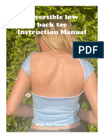 Open Back Tank Instruction Manual