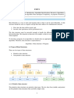 UNIT I Data Structures OU CSE First Year