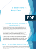Exemple Des Fusions Et Acquisions