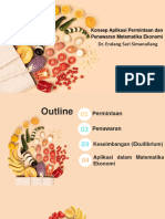 Konsep Aplikasi Permintaan Dan Penawaran - Dr. Endang Sari Simanullang