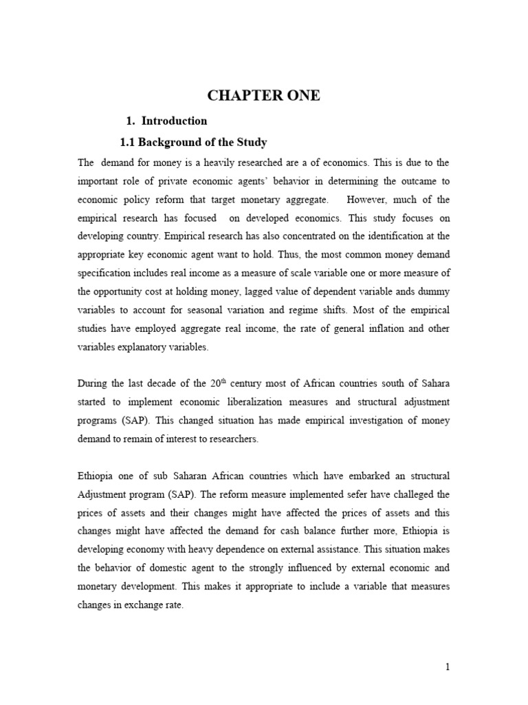 Research Paper | PDF | Inflation | Demand For Money