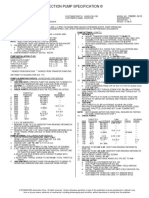 Injection Pump Specification ©