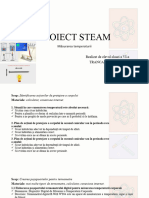 PROIECT STEAM Fizică Temperatura