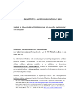 Relaciones Interorgánicas - Delegación, Avocación y Sustitución - NGB