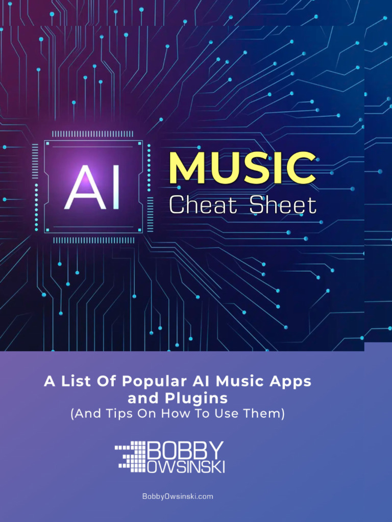 AI Music Cheat Sheet-5037198 | PDF | Artificial Intelligence ...