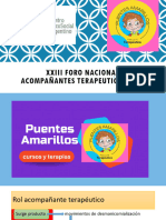 XXIII Foro Nacional de Acompañantes Terapeutic@s