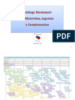 Catalogo Montessori de Materiales y Complementos Por Edades