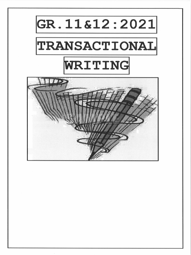 KHS Trans Writing | PDF