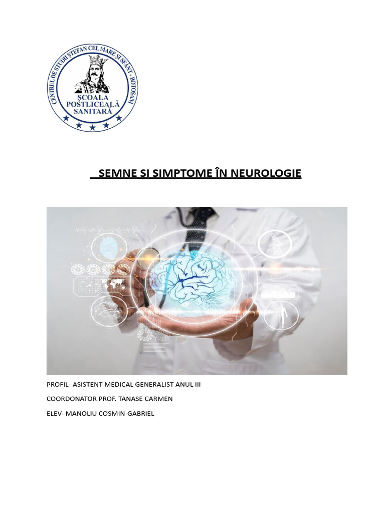 Semne Și Simptome În Neurologie | PDF