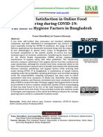 Customer Satisfaction in Online Food Ordering During COVID-19: The Role of Hygiene Factors in Bangladesh