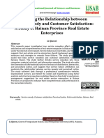 Examining The Relationship Between Service Remedy and Customer Satisfaction: A Study of Hainan Province Real Estate Enterprises