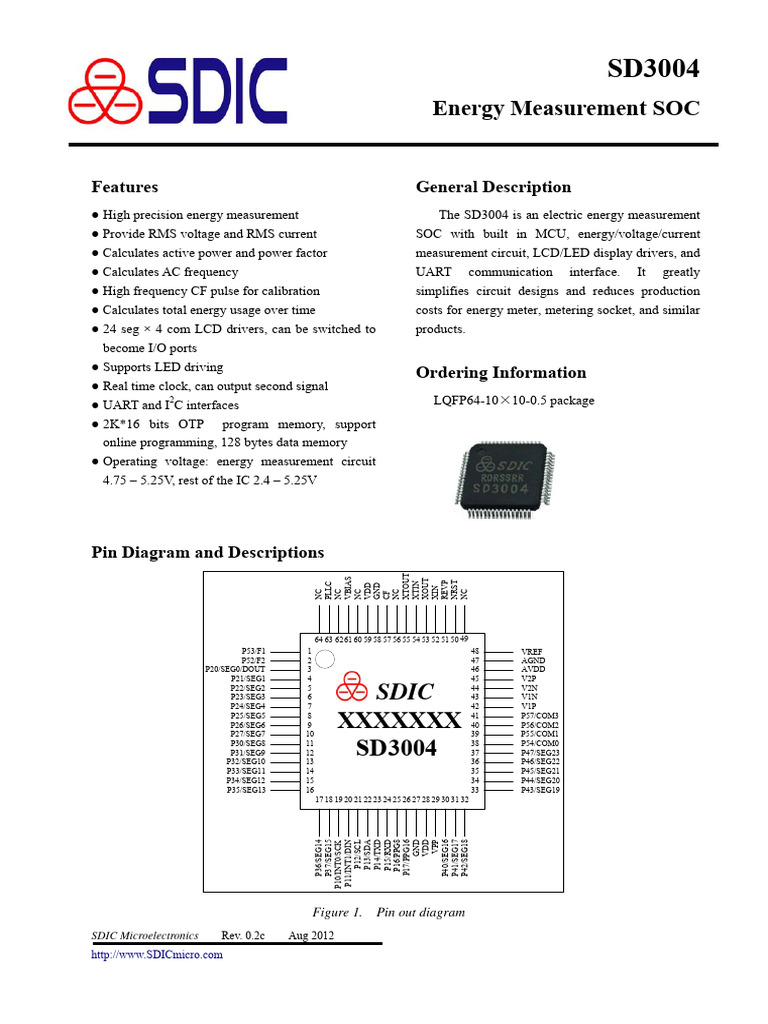 sd3004 Datasheet v0.2c | PDF | Computer Engineering | Electrical ...