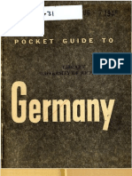 US War Department - Pocket Guide To Germany