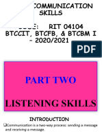 4.2 Listening Skills