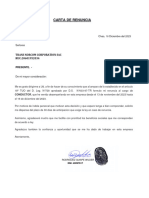 Carta de Renuncia RODRI