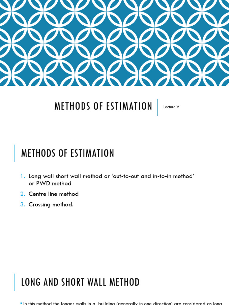 Crossing Method of Estimation Explained | PDF | Length | Area
