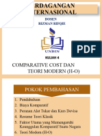 Kuliah 4 Comparative Cost Dan Teori Modern