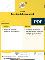 Funções Da Linguagem I: Oratória