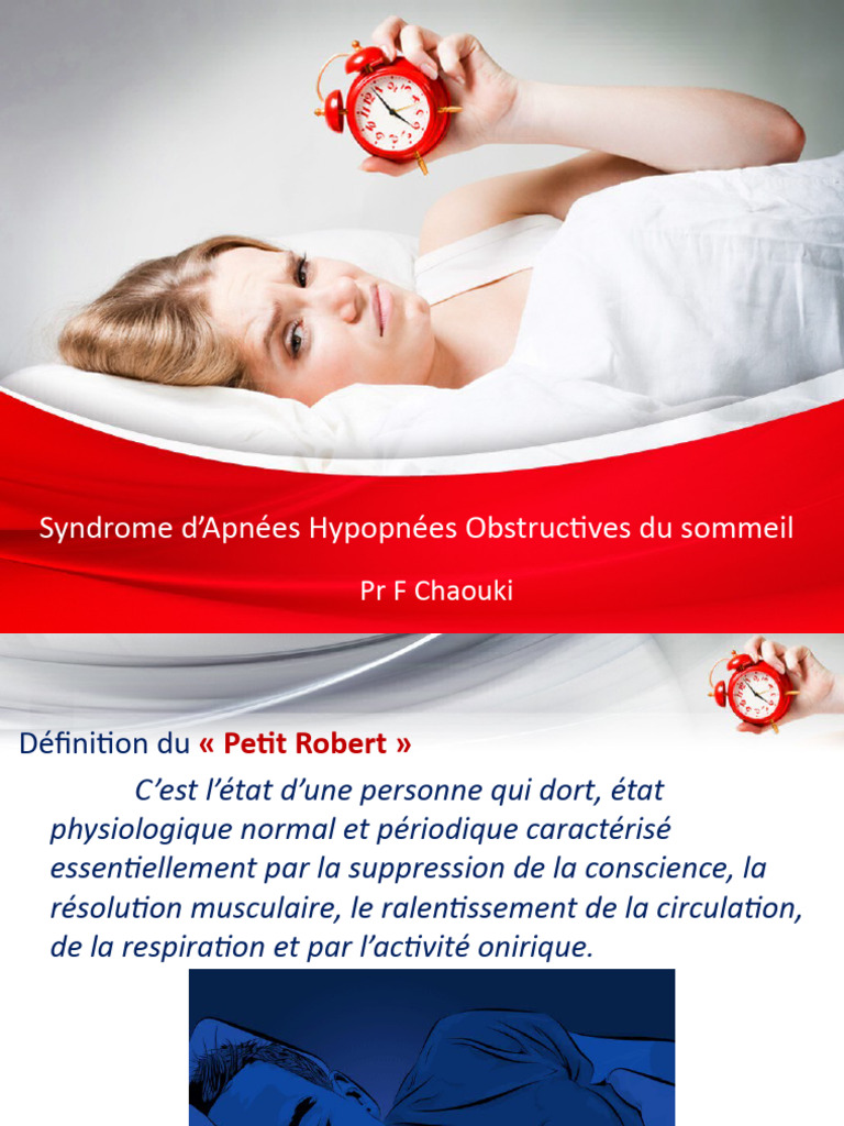 Comprendre le SAHOS et ses impacts | PDF | Syndrome d'apnées du sommeil ...