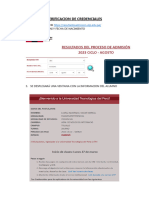 Verificacion de Credenciales