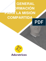 Plan General de Formación para La Misión Compartida Adoratriz