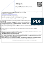 International Journal of Operations & Production Management: Article Information
